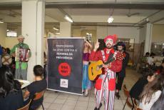 Apresentacao de Esquete teatral da Trupe “A Torto e a Direito” do Programa Polos de Cidadania da